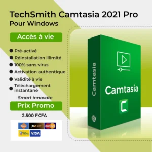 CAMTASIA PRO – ACCÈS À VIE, SANS LIMITES