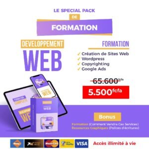 PACK DE FORMATION DÉVELOPPEMENT WEB