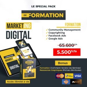   PACK DE FORMATION MARKETING DIGITAL  