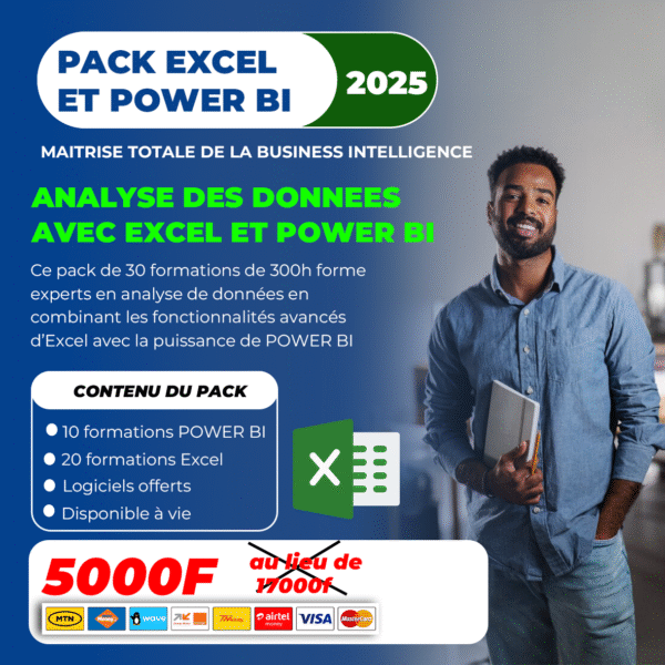 PACK DE FORMATION EXCEL & POWER BI 2025